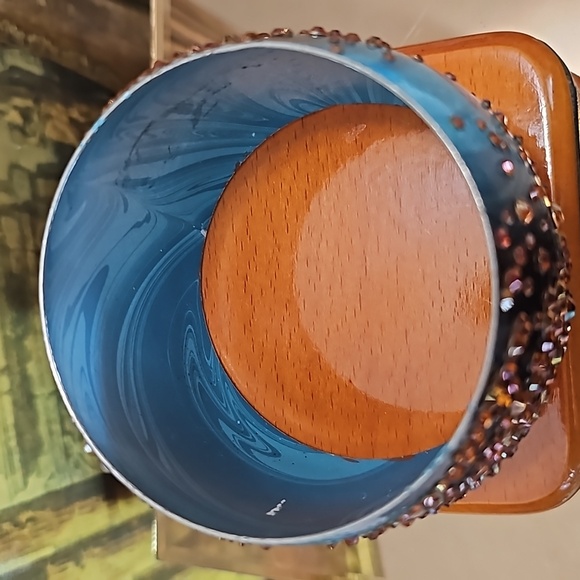 Wide Rhinestone Bracelet - Picture 4 of 5